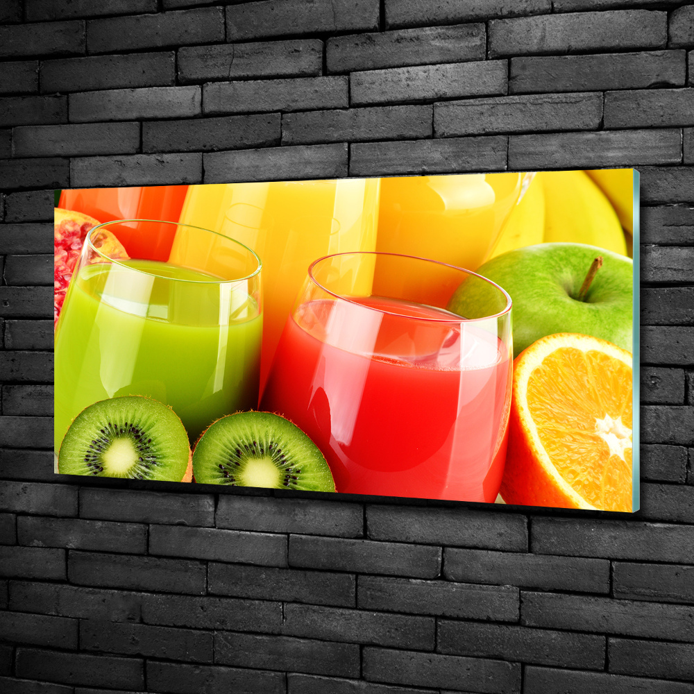 Tableau photo sur verre Jus de fruits