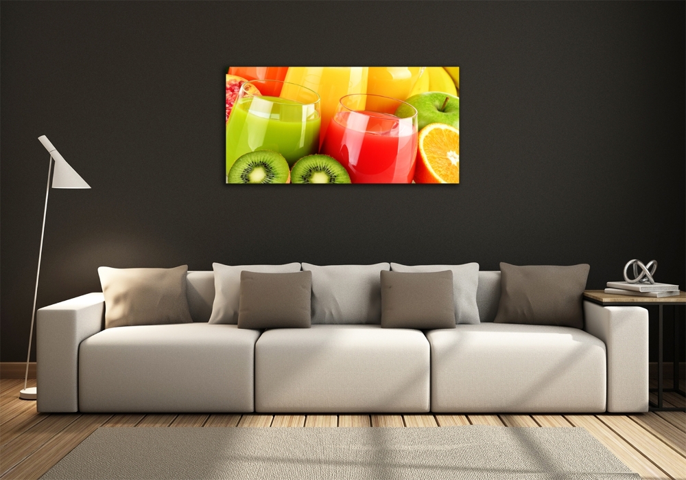 Tableau photo sur verre Jus de fruits