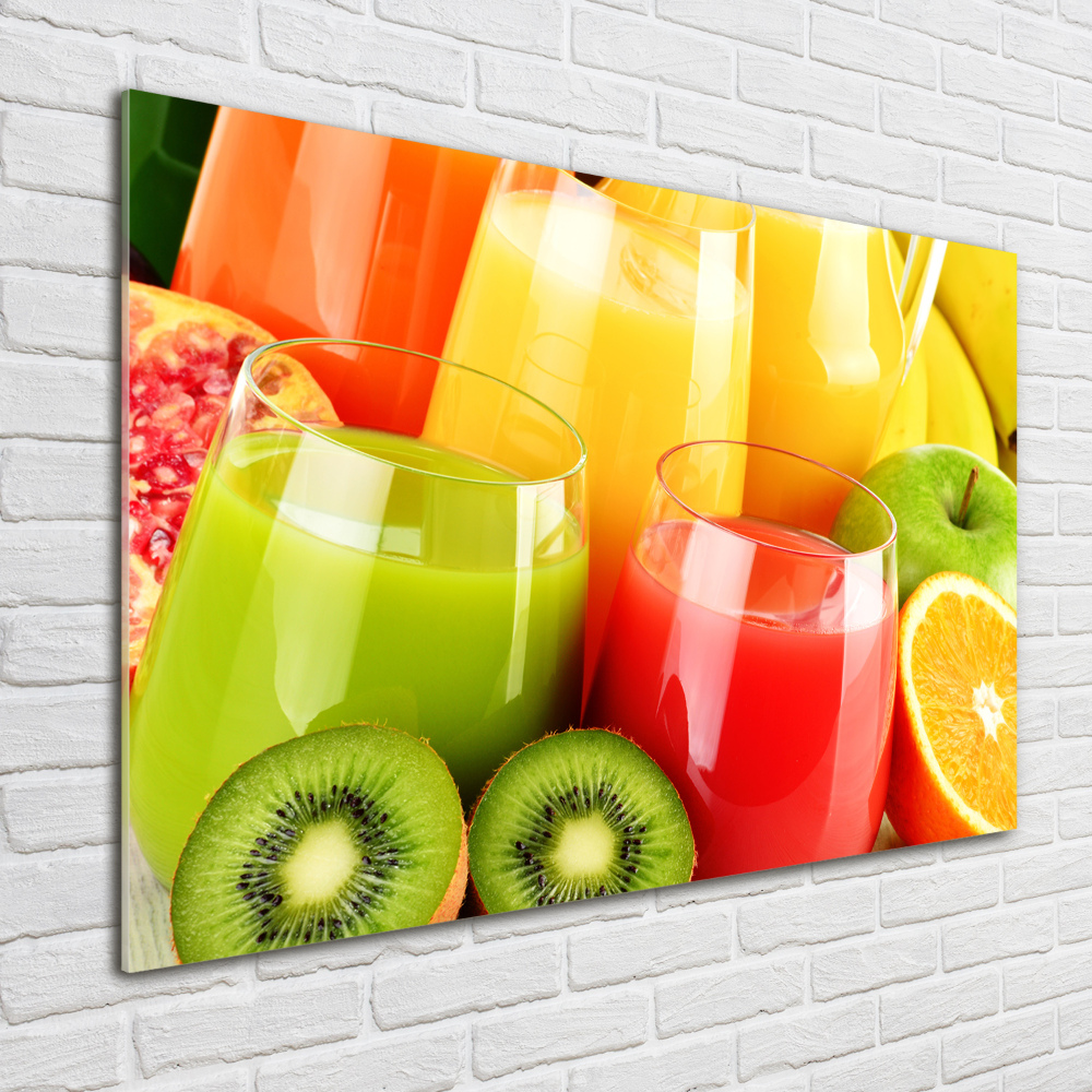 Tableau photo sur verre Jus de fruits