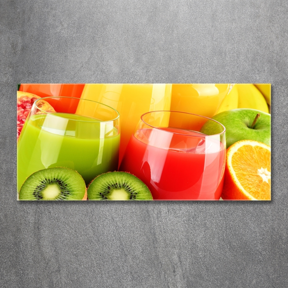 Tableau photo sur verre Jus de fruits