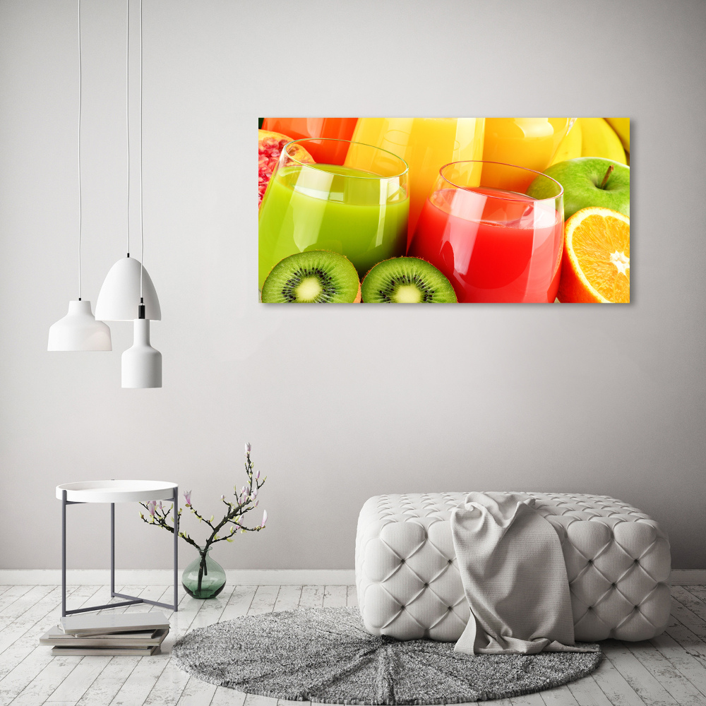 Tableau photo sur verre Jus de fruits