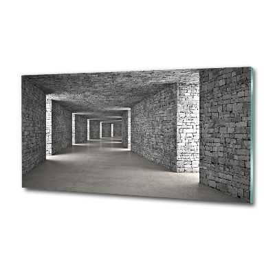 Tableau en verre Tunnel en briques