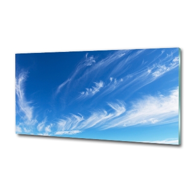 Tableau verre imprimé Ciel bleu