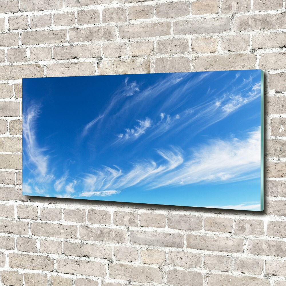 Tableau verre imprimé Ciel bleu