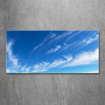 Tableau verre imprimé Ciel bleu