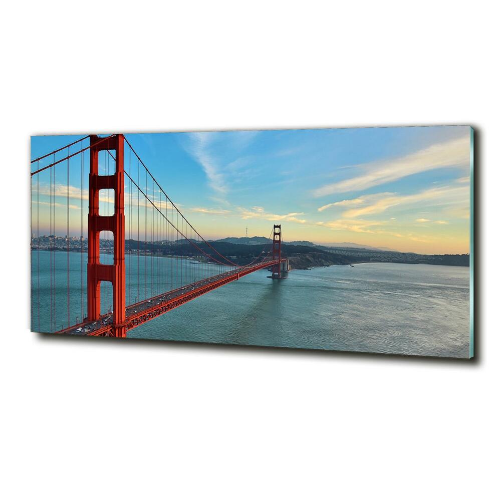 Tableau imprimé sur verre Le pont de San Francisco