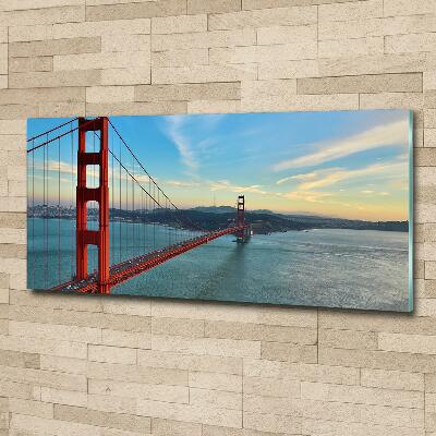 Tableau imprimé sur verre Le pont de San Francisco