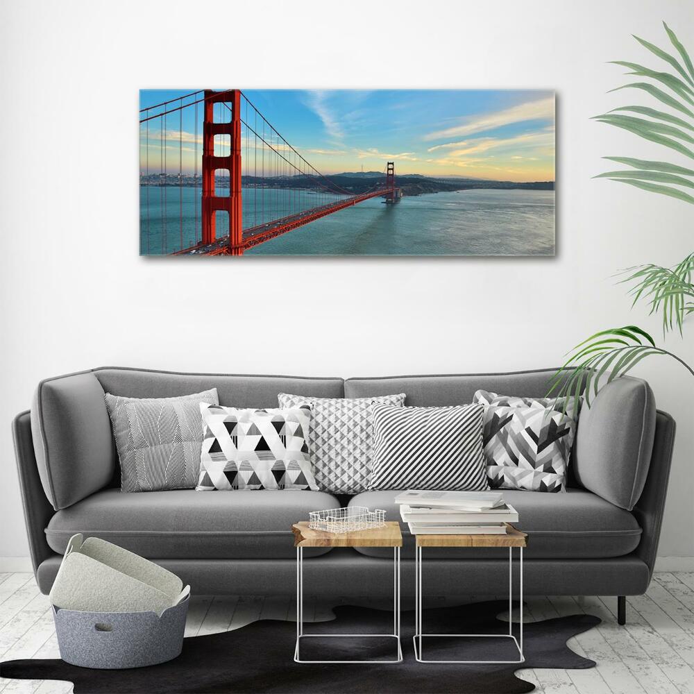 Tableau imprimé sur verre Le pont de San Francisco