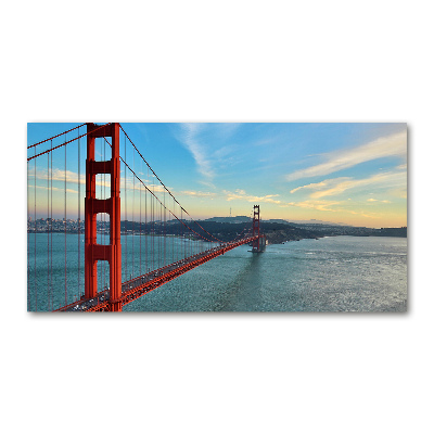 Tableau imprimé sur verre Le pont de San Francisco