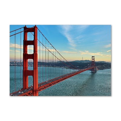 Tableau imprimé sur verre Le pont de San Francisco