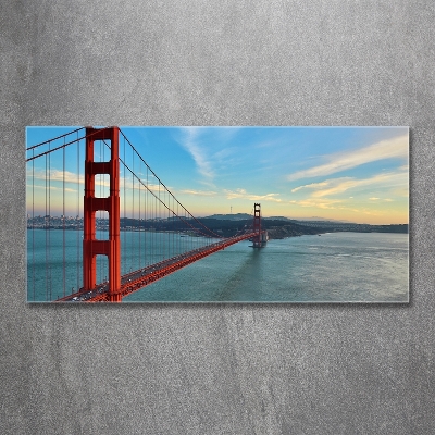 Tableau imprimé sur verre Le pont de San Francisco