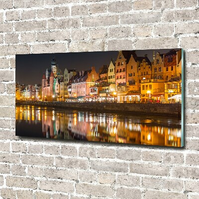 Tableau sur verre Gdansk Pologne