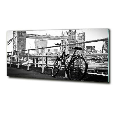 Tableau photo sur verre Vélo à Londres