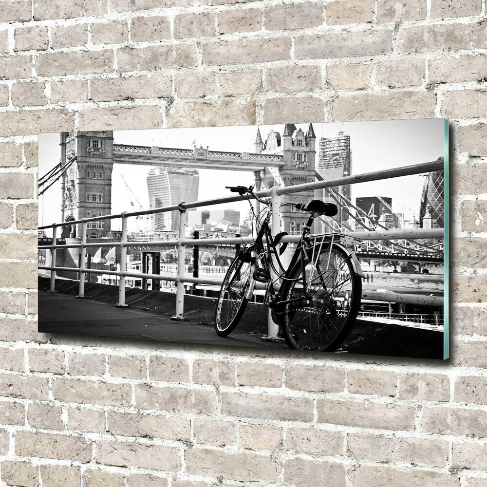 Tableau photo sur verre Vélo à Londres