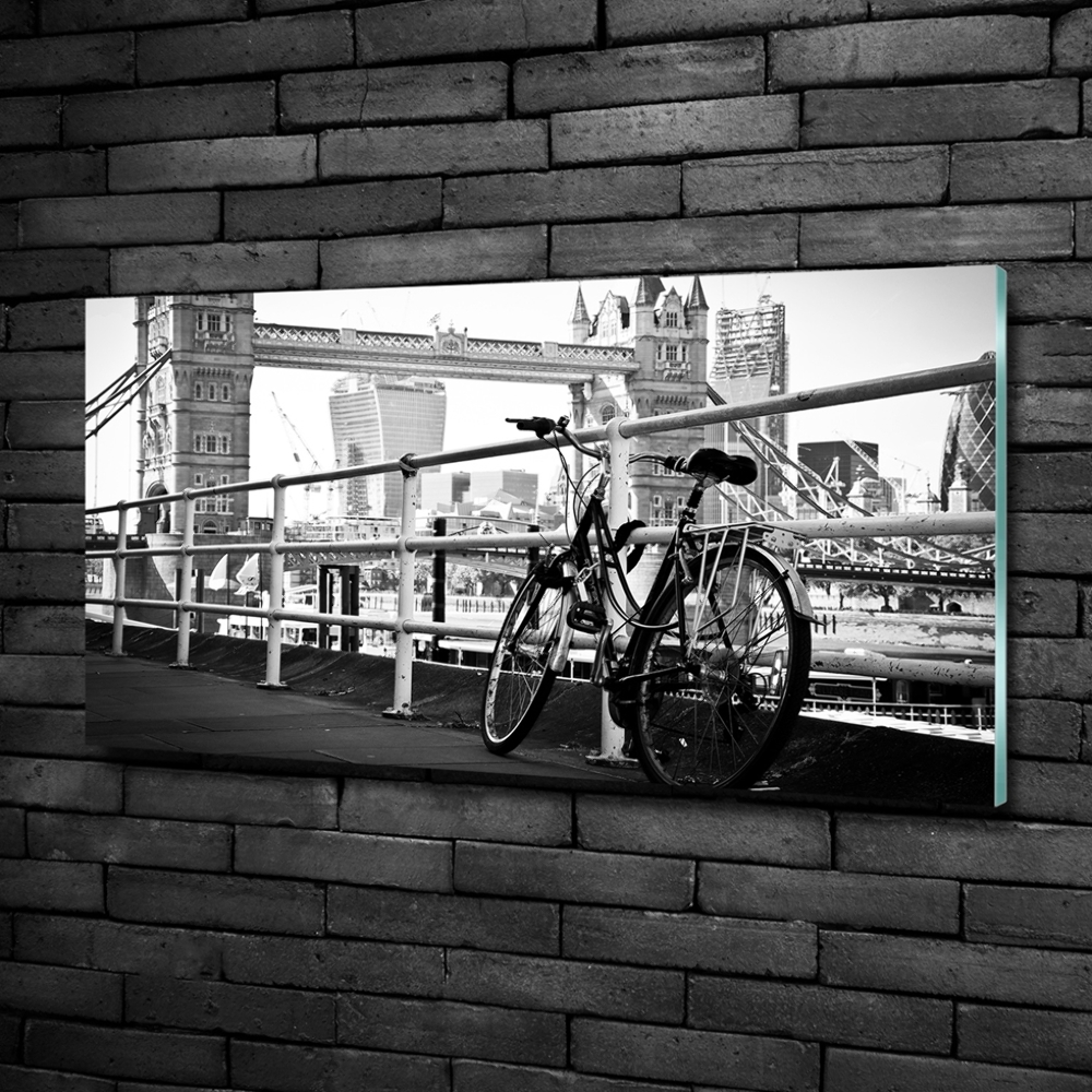 Tableau photo sur verre Vélo à Londres