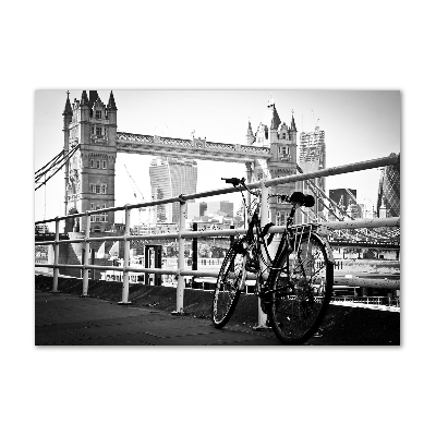 Tableau photo sur verre Vélo à Londres