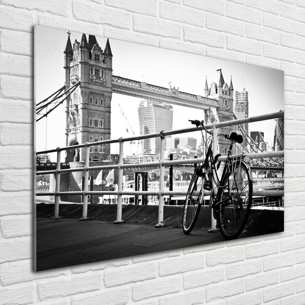 Tableau photo sur verre Vélo à Londres