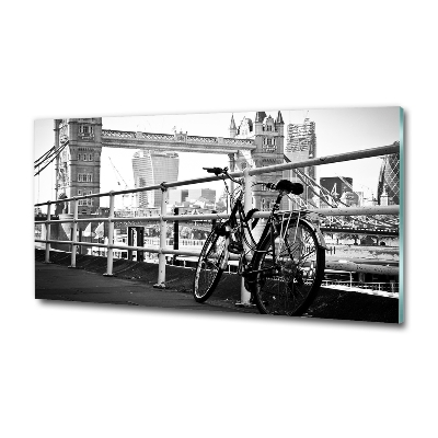 Tableau photo sur verre Vélo à Londres