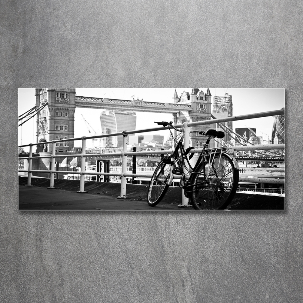 Tableau photo sur verre Vélo à Londres