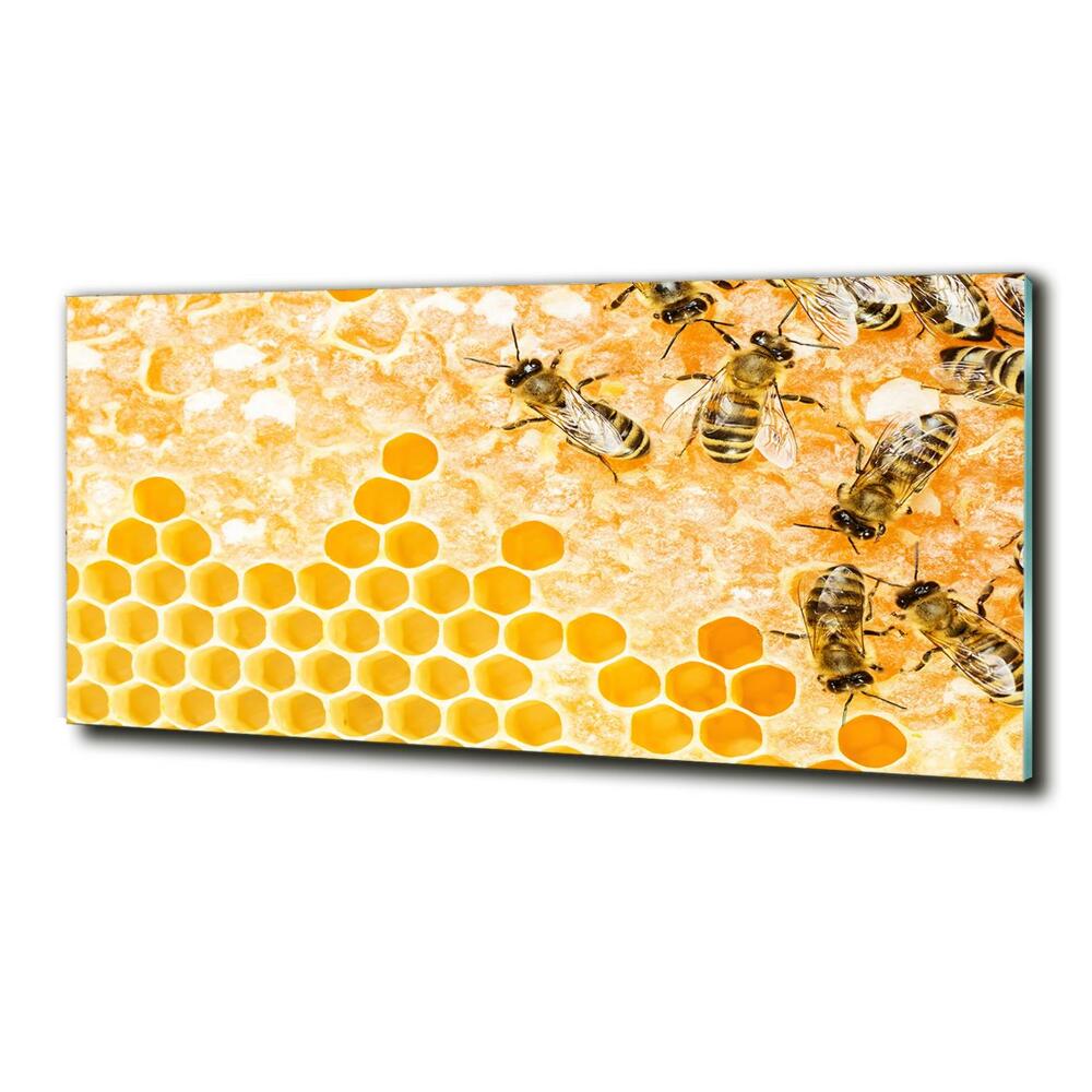 Tableau en verre Abeilles travailleuses