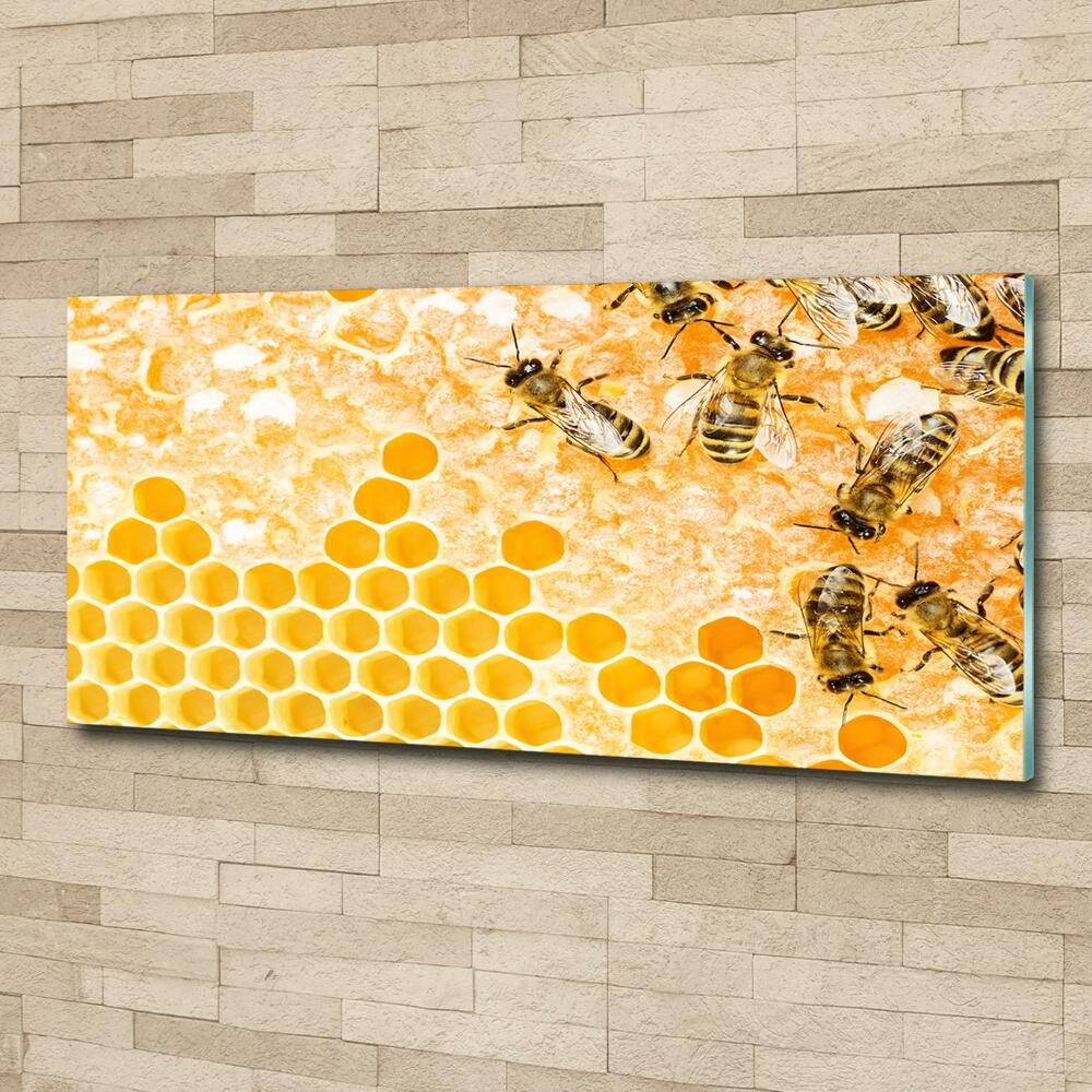 Tableau en verre Abeilles travailleuses