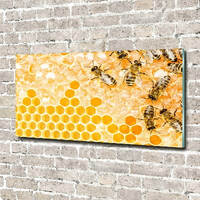 Tableau en verre Abeilles travailleuses