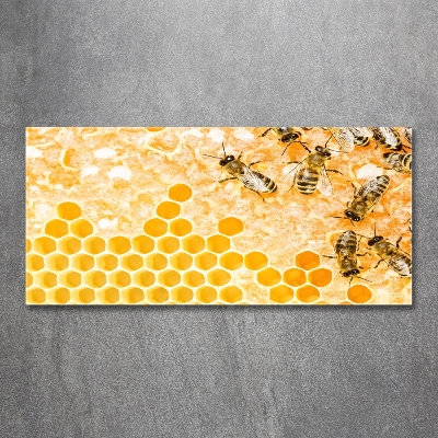 Tableau en verre Abeilles travailleuses