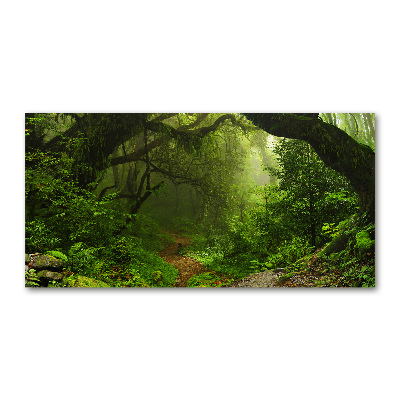 Tableau sur verre Jungle au Népal