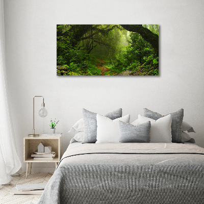 Tableau sur verre Jungle au Népal