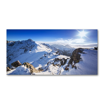 Tableau sur verre Pic des Tatras