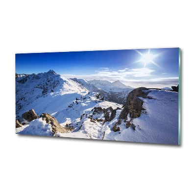 Tableau sur verre Pic des Tatras