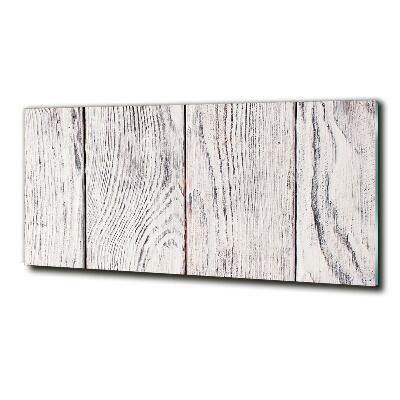 Tableau imprimé sur verre Mur en bois