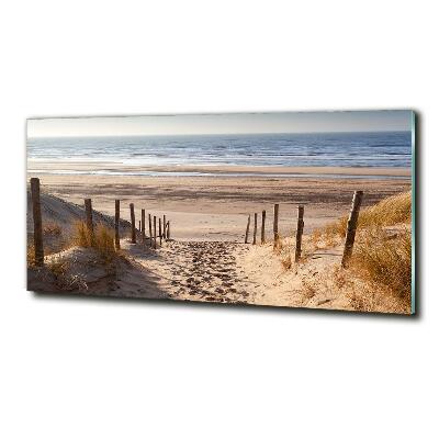 Tableau photo sur verre Dunes de mer