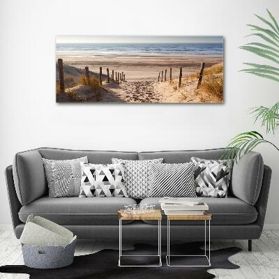 Tableau photo sur verre Dunes de mer