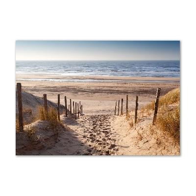 Tableau photo sur verre Dunes de mer