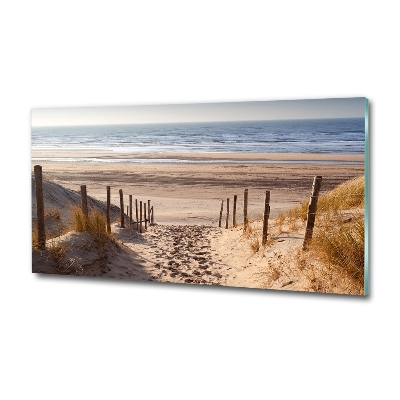 Tableau photo sur verre Dunes de mer