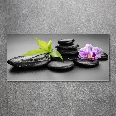 Tableau sur verre Pierres zen