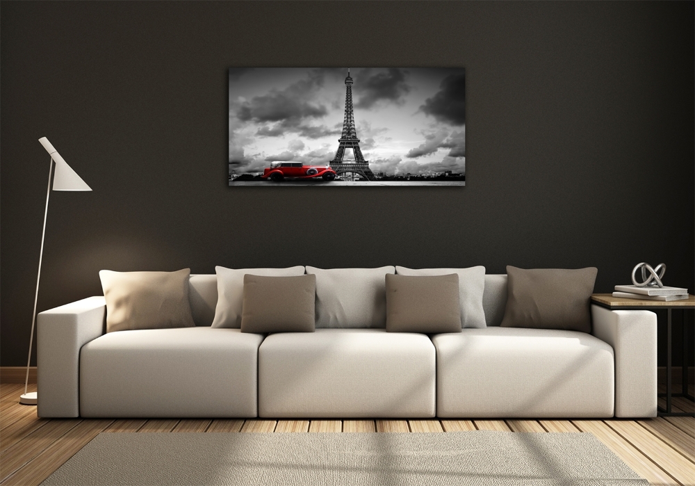 Tableau photo sur verre Tour Eiffel