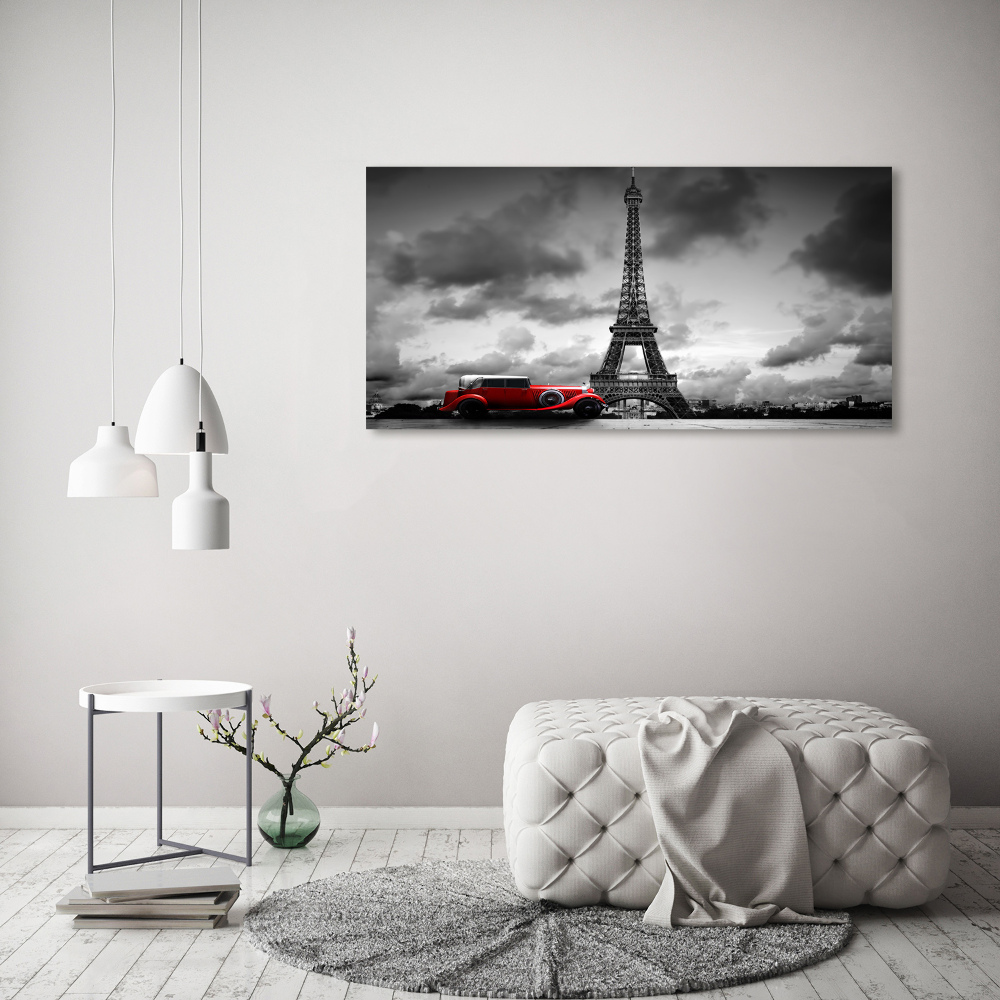 Tableau photo sur verre Tour Eiffel