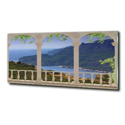 Tableau sur verre Vue de la baie