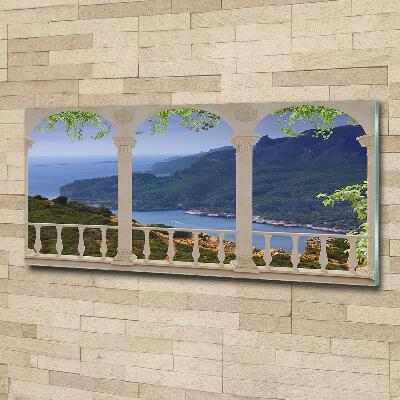 Tableau sur verre Vue de la baie