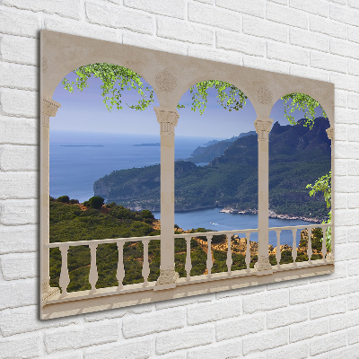 Tableau sur verre Vue de la baie