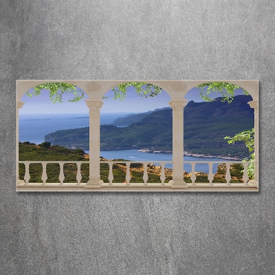 Tableau sur verre Vue de la baie