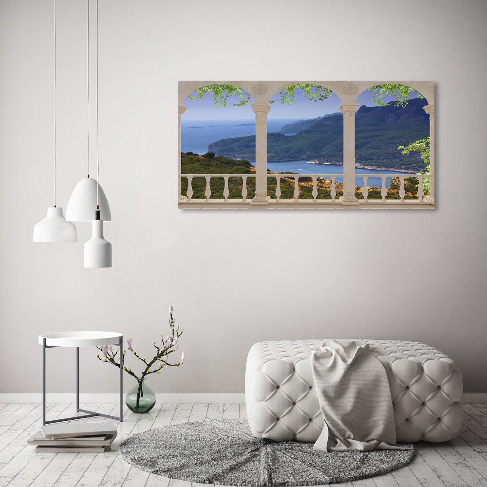 Tableau sur verre Vue de la baie