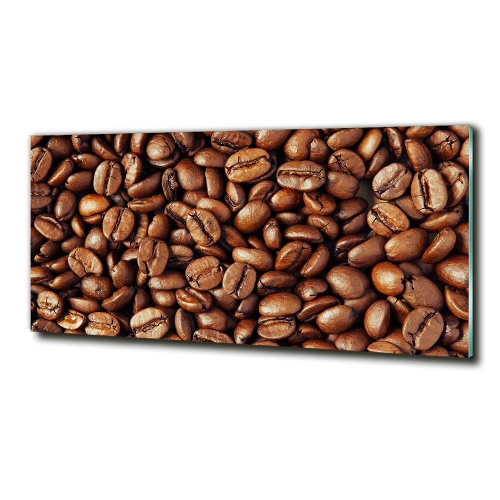 Tableau imprimé sur verre Motif de grain de café