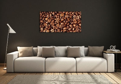 Tableau imprimé sur verre Motif de grain de café