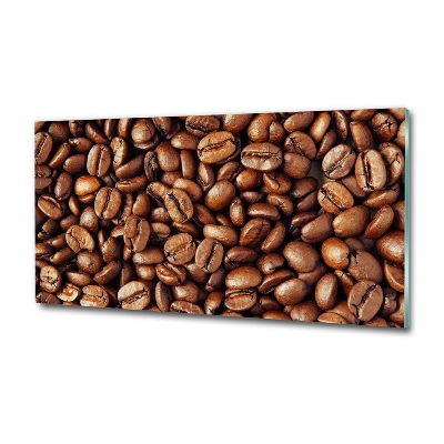 Tableau imprimé sur verre Motif de grain de café