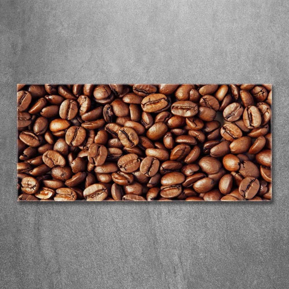 Tableau imprimé sur verre Motif de grain de café