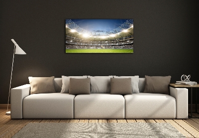 Tableau photo sur verre Stade