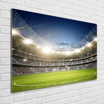 Tableau photo sur verre Stade